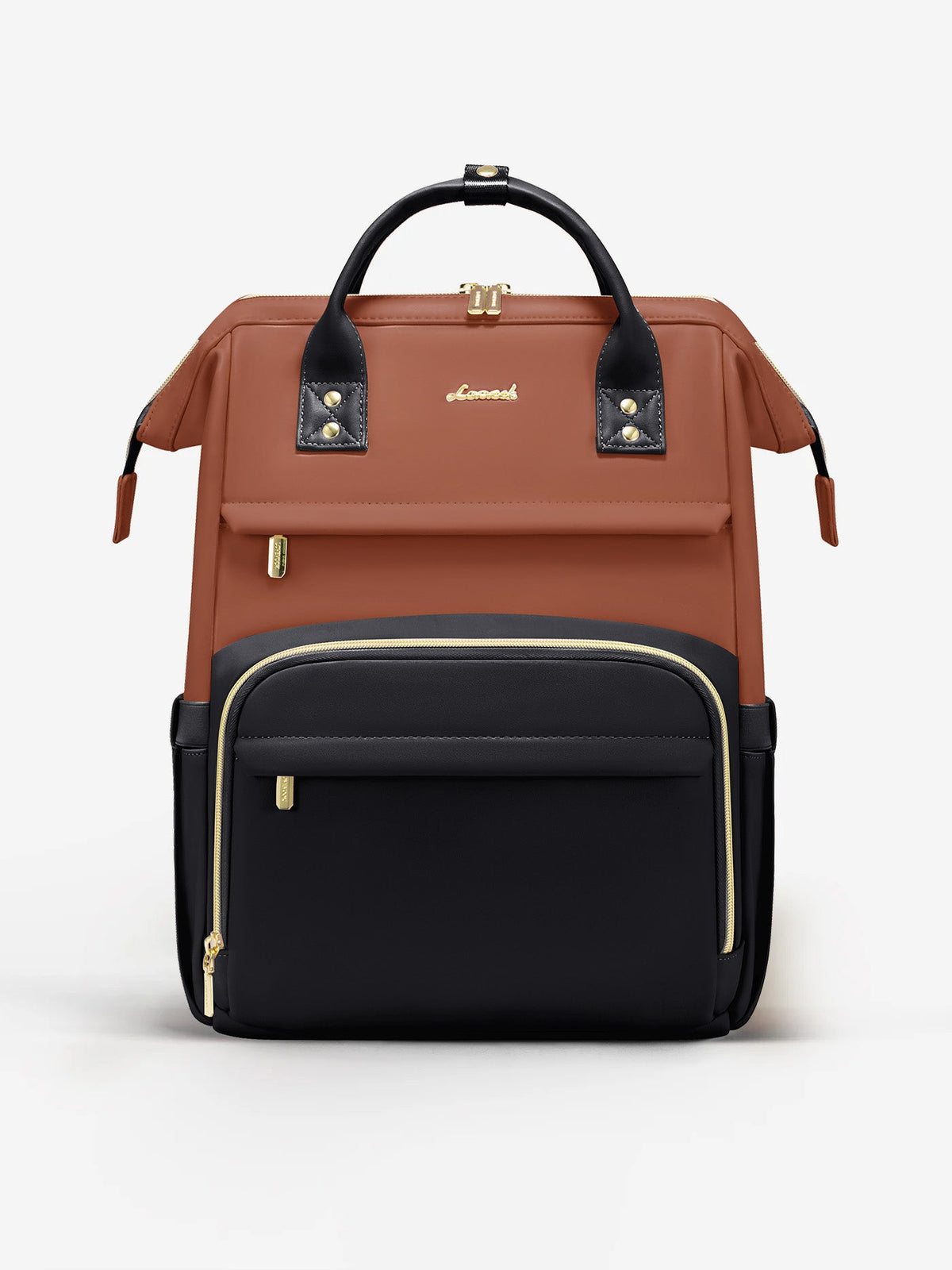 Leather Laptop Backpack, 15.6" 17"