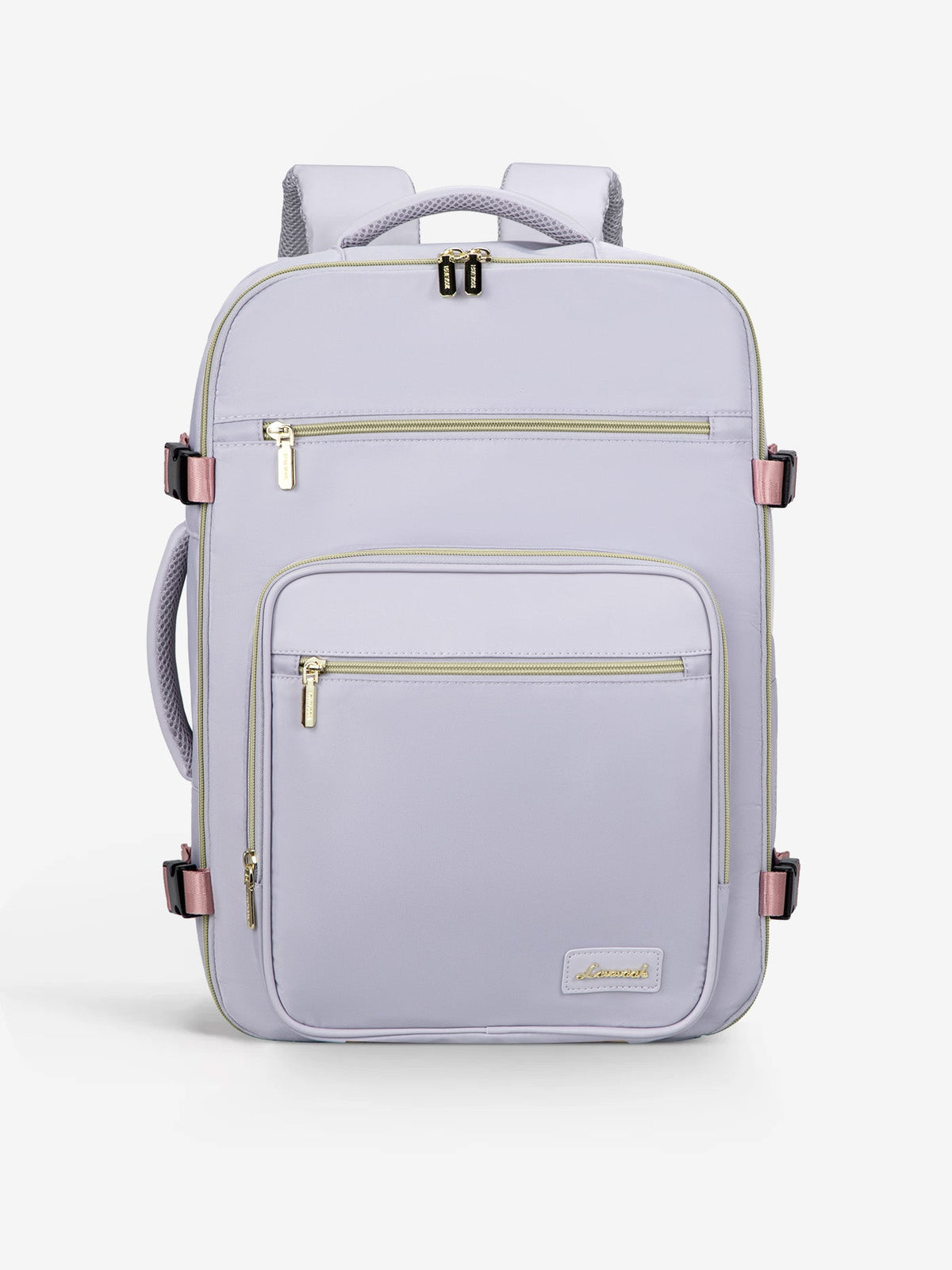 4Pcs Plain Color Travel Backpack, 40L/50L