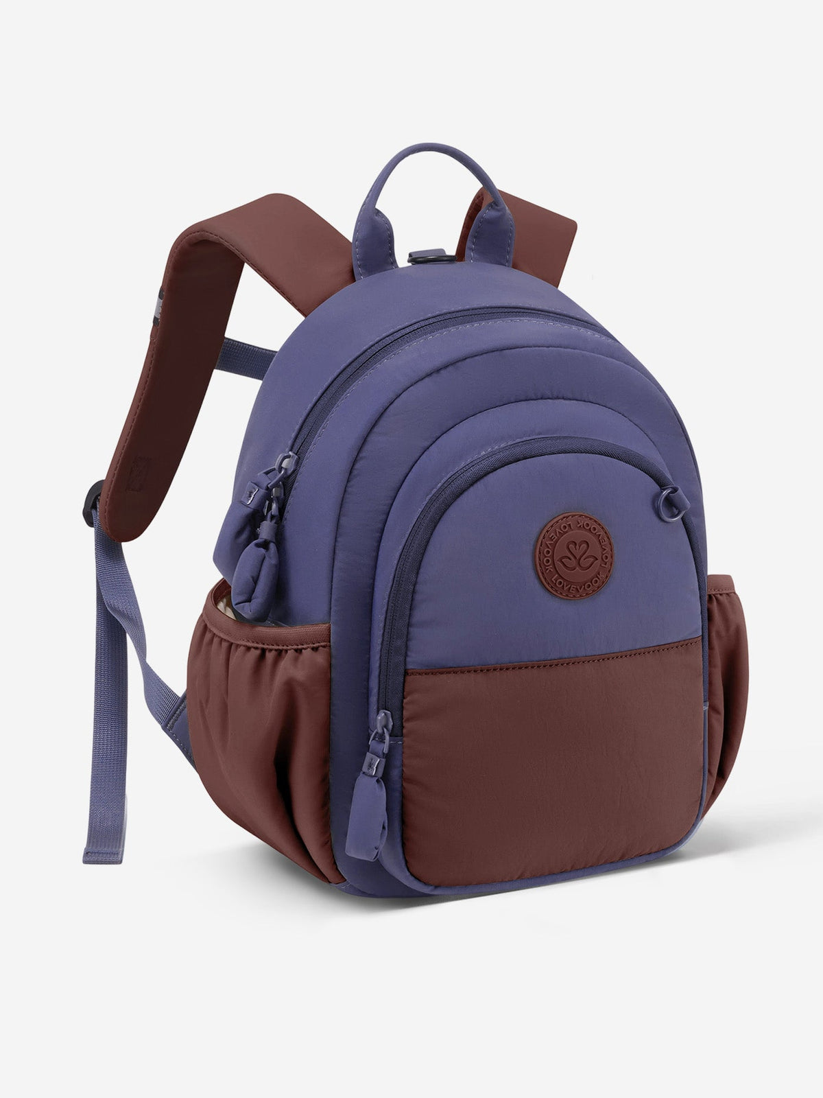 Puffer Kids Backpack, Beige Green