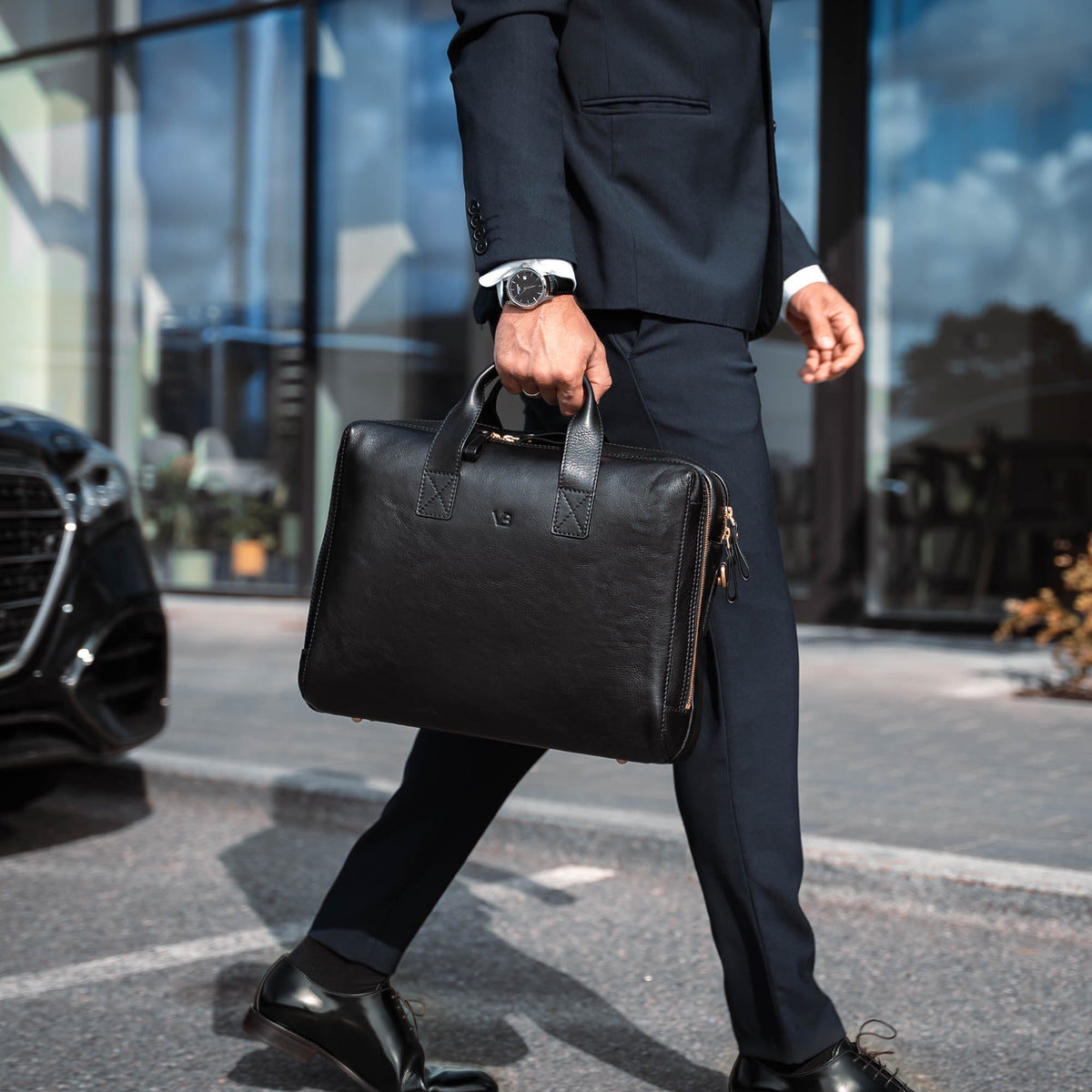 Essential Leather Briefcase