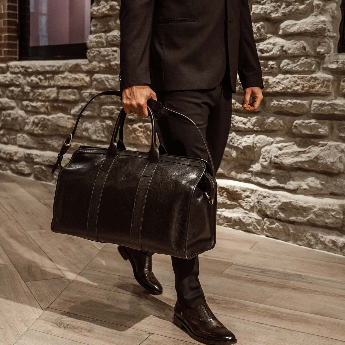 Leather Weekender Bag