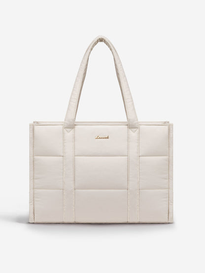 Puffer Tote Bag, 15.6" 17"