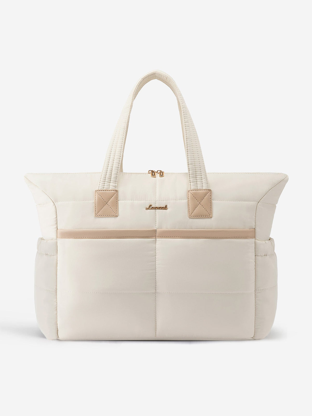 Multi-pocket Puffer Tote Bag, 15.6" 17.3"