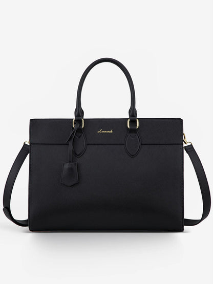 2Pcs Leather Computer Bag, 15.6" 17.3"