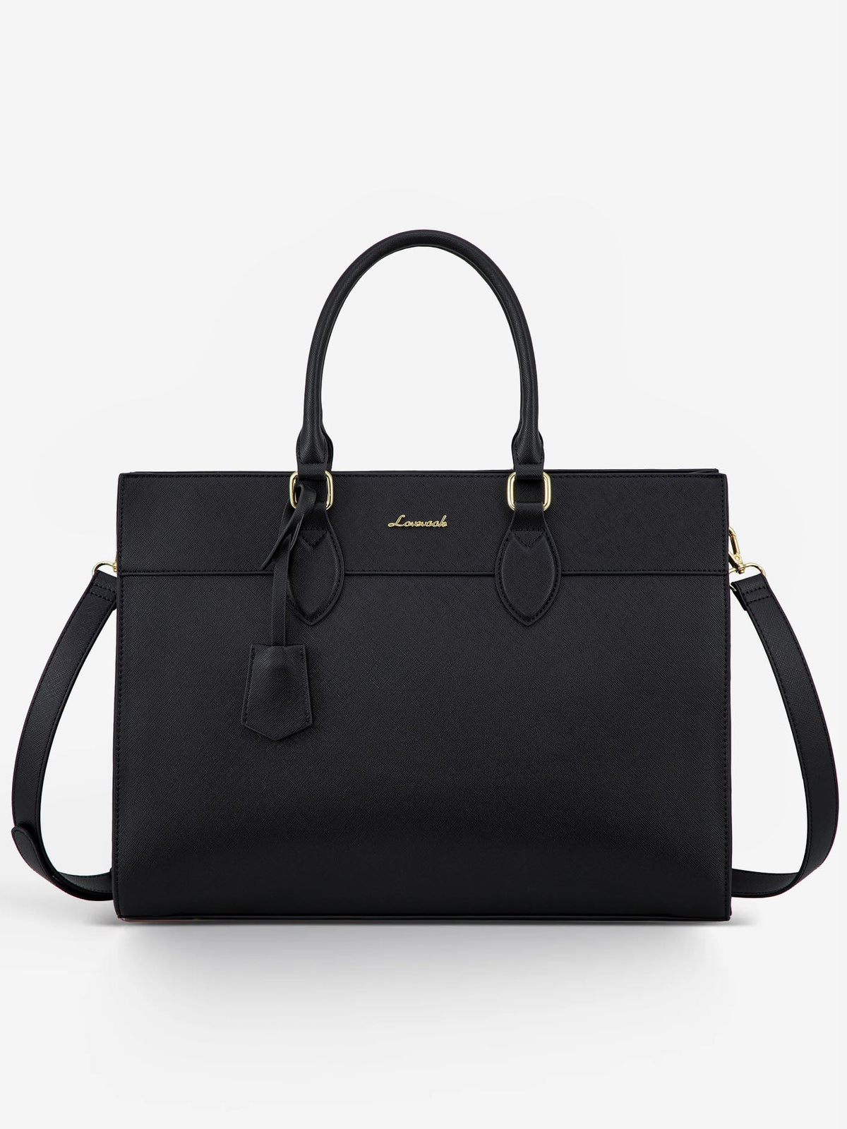 2Pcs Leather Computer Bag, 15.6" 17.3"