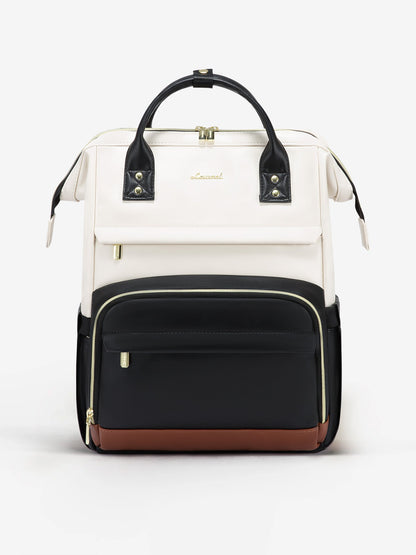 Leather Laptop Backpack, 15.6" 17"