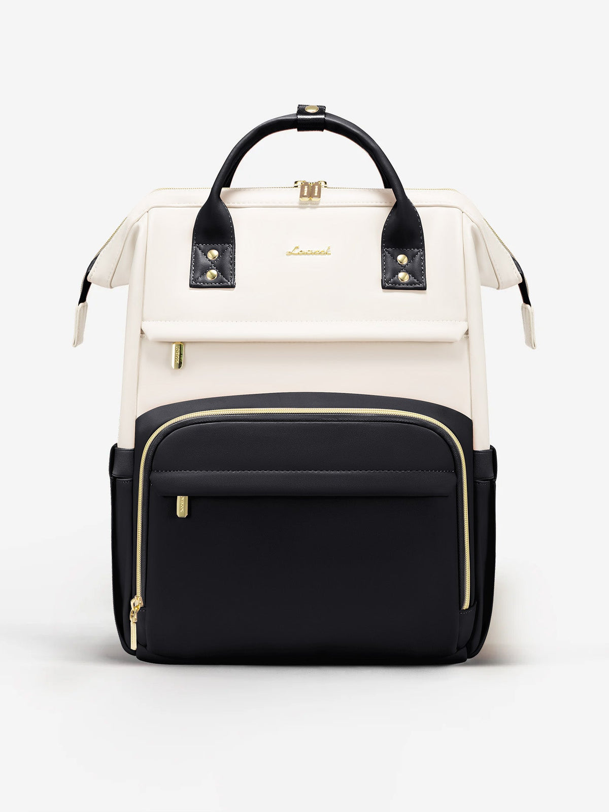 Leather Laptop Backpack, 15.6" 17"
