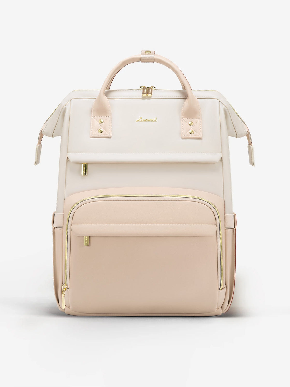 Leather Laptop Backpack, 15.6" 17"