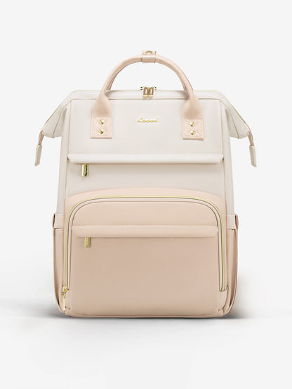 Leather Laptop Backpack, 15.6" 17"