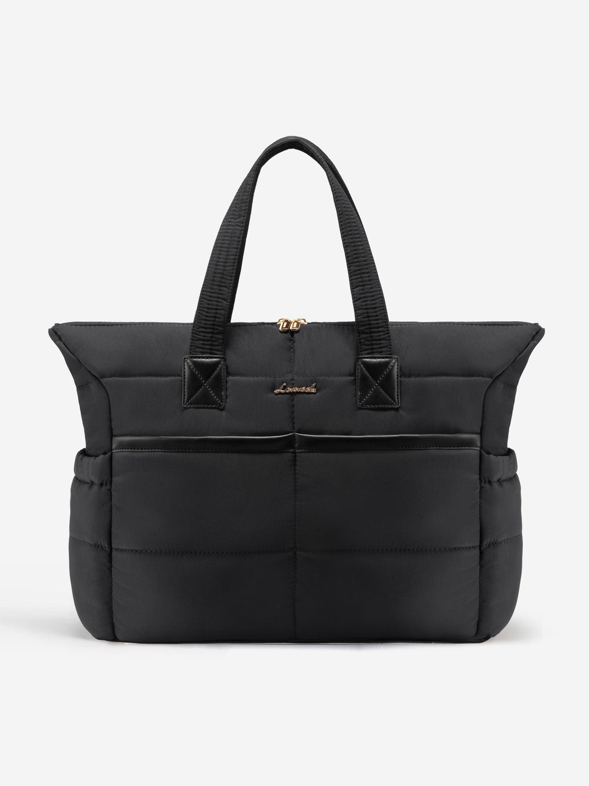 Multi-pocket Puffer Tote Bag, 15.6" 17.3"