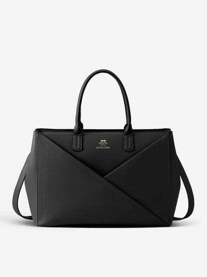 PU Leather Work Bag, 15.6" 17.3"