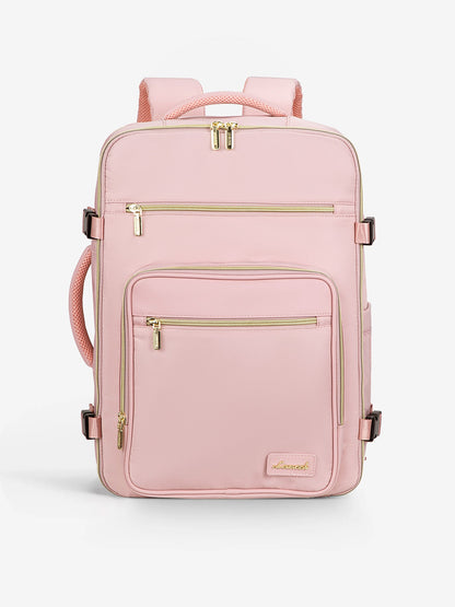 4Pcs Plain Color Travel Backpack, 40L/50L