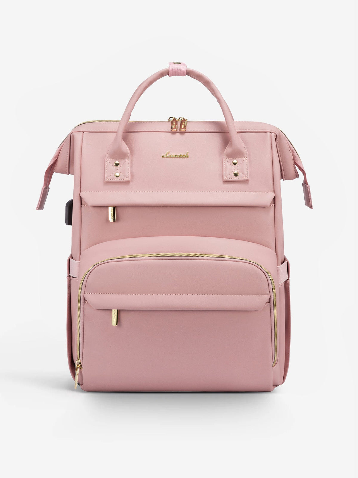 Leather Laptop Backpack, 15.6"-18"