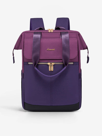 2Pcs Fashion Laptop Backpack, 15.6" 17.3"