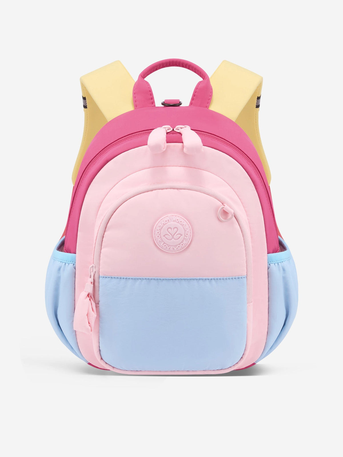 Puffer Kids Backpack, Purple Red