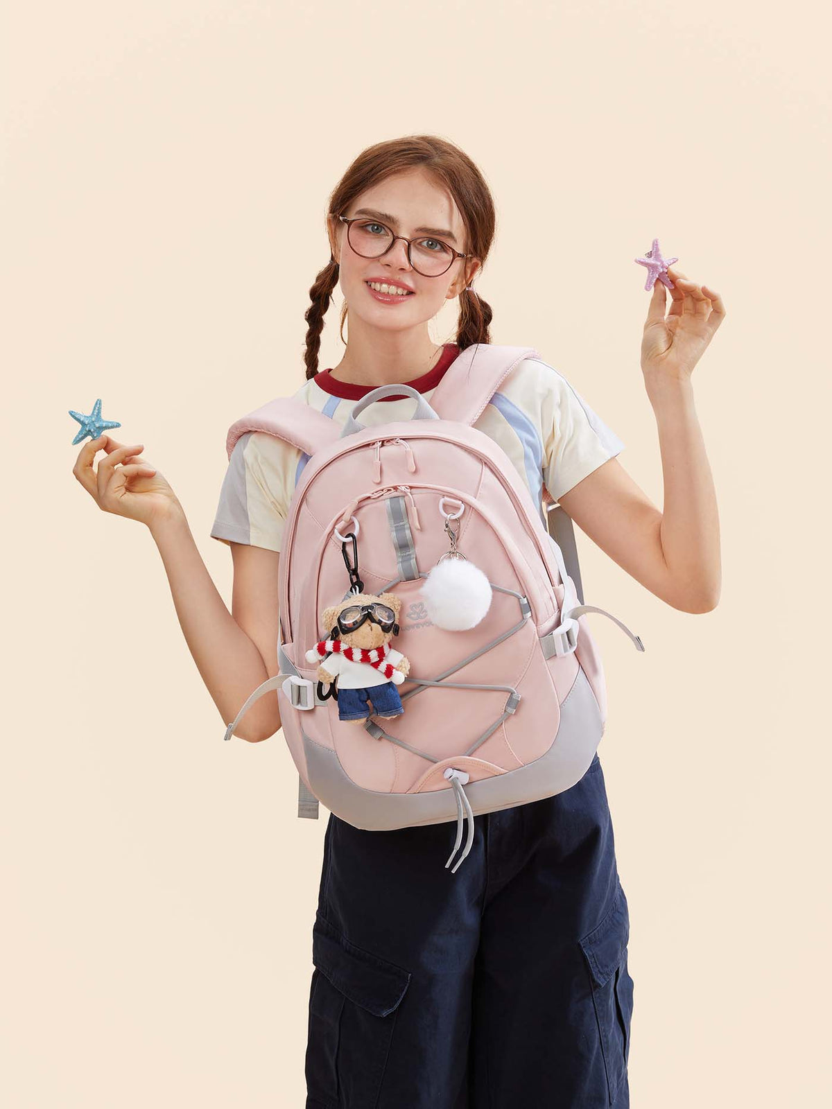 Cute School Backpack, 15.6" 17.3", 4424