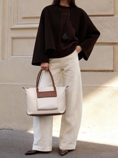 Grace Laptop Tote, Cream Brown (US ONLY)