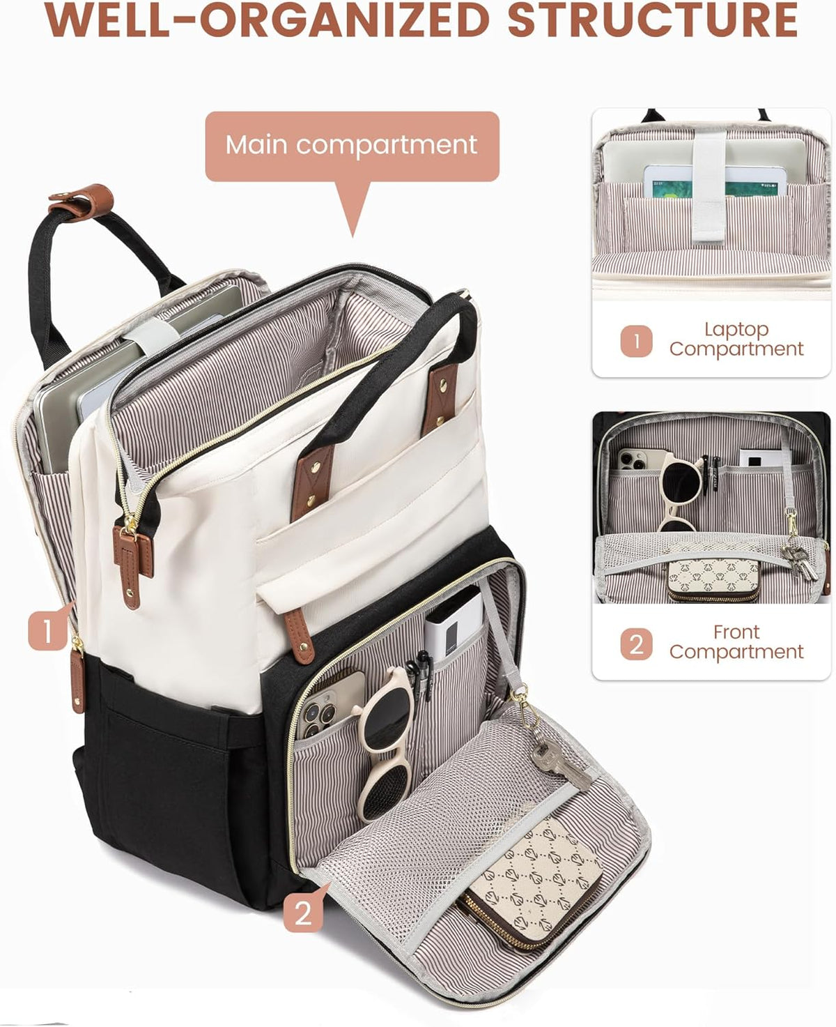 Laptop Backpack, 15.6" 17.3"