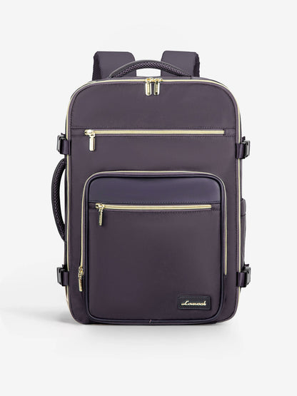 4Pcs Plain Color Travel Backpack, 40L/50L