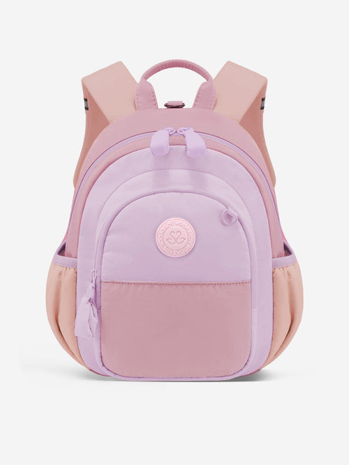 Puffer Kids Backpack, Purple Red