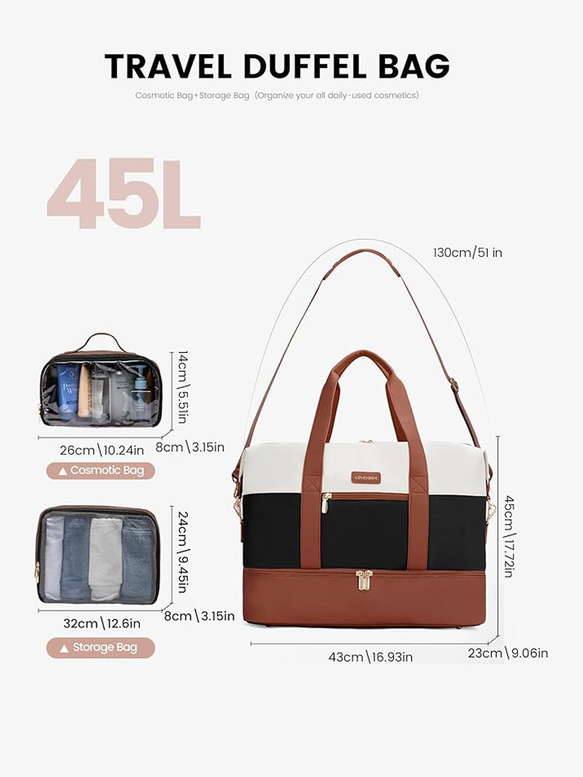 3Pcs Duffel Bag - Urban 3