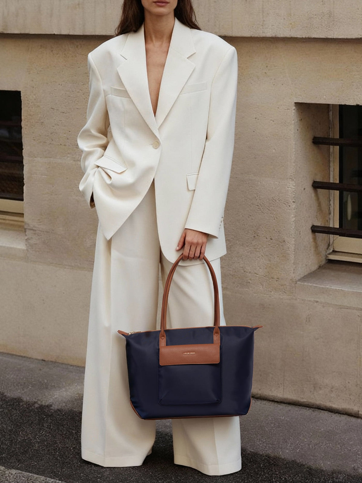 Grace Laptop Tote, Mist Blue (US ONLY)
