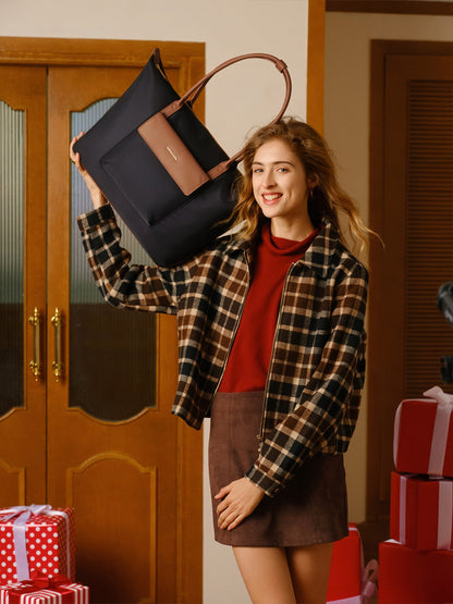Grace Laptop Tote, Ink Brown (US ONLY)