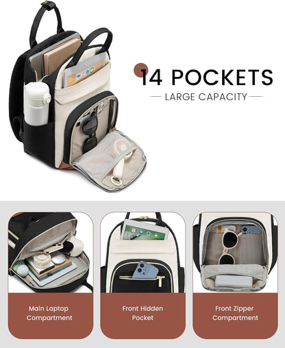 Mini Fashion Backpack, 14" 15" Laptop Backpack