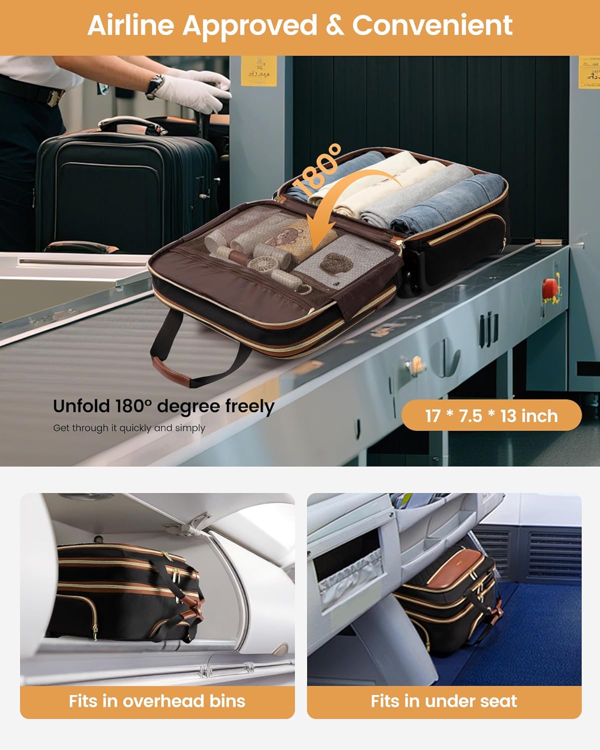 Rolling Laptop Bag, 17.3"