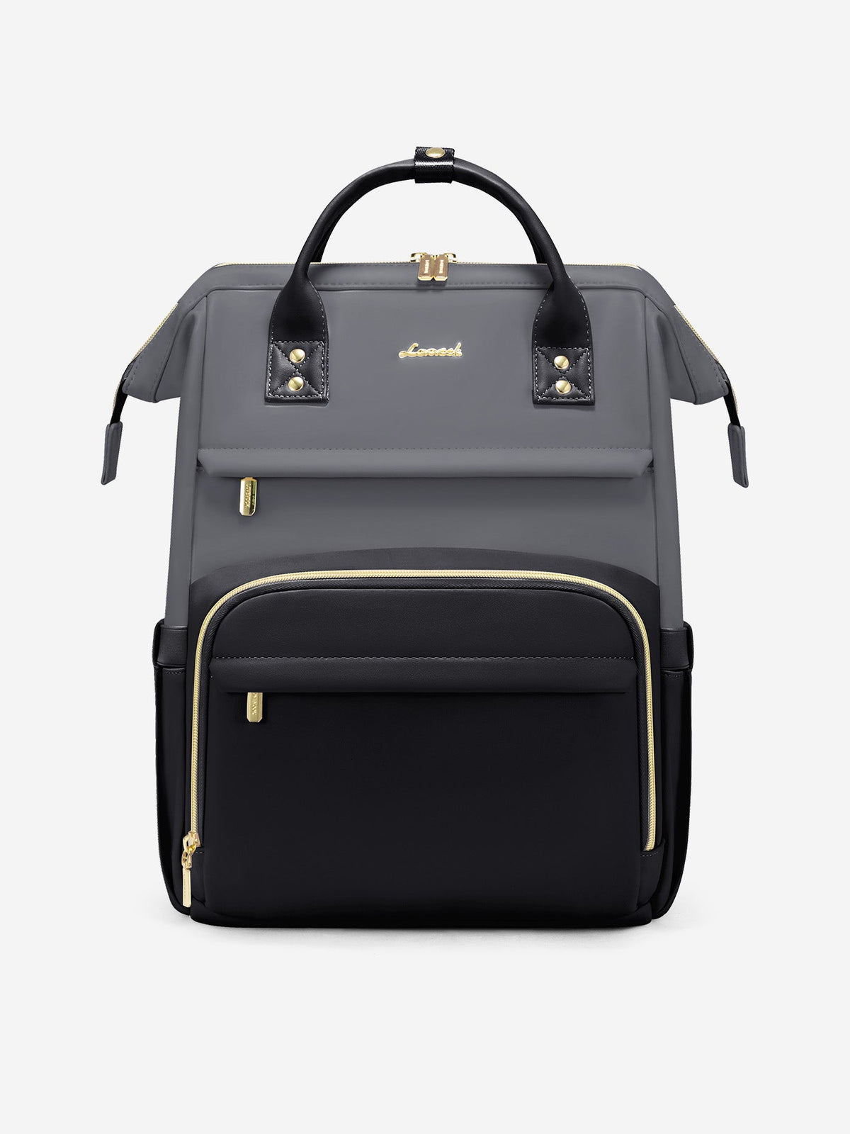 Leather Laptop Backpack, 15.6" 17"