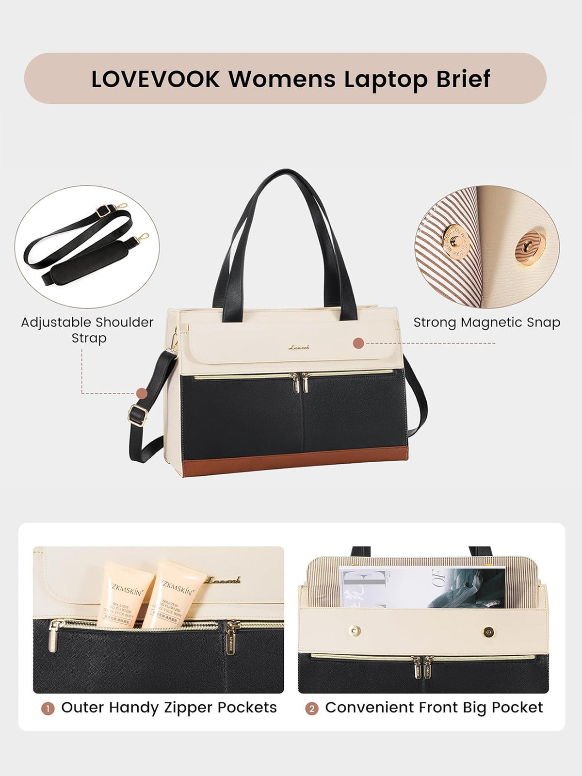 2Pcs Laptop Bag - Urban 3, 15.6"
