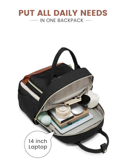 Mini Fashion Backpack, 14" 15" Laptop Backpack