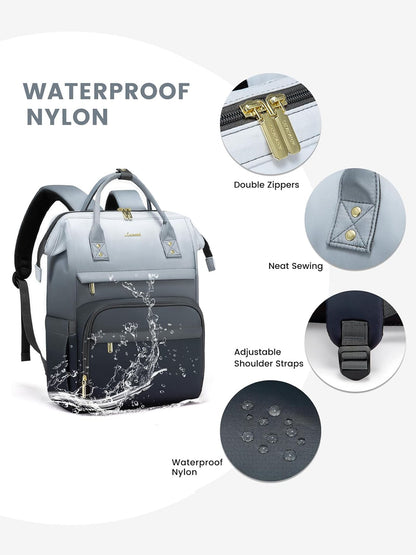 Multicolor Laptop Backpack, 15.6" 17.3"