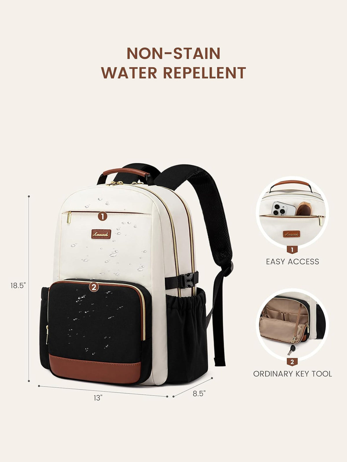 Laptop Backpack, 15.6" -18"