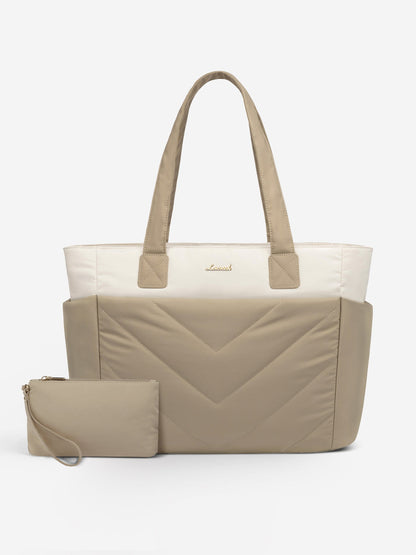 2Pcs Lightweight Puffy Tote Bag