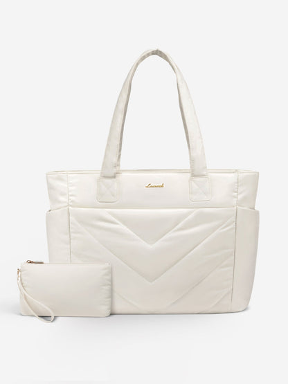 2Pcs Lightweight Puffy Tote Bag