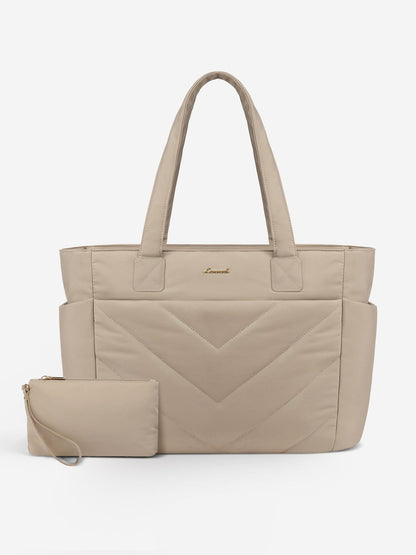 2Pcs Lightweight Puffy Tote Bag