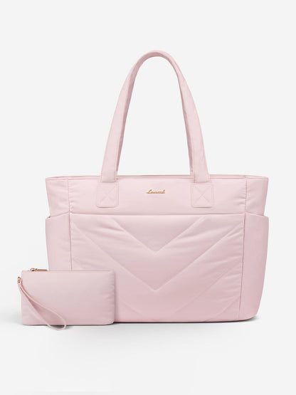 2Pcs Lightweight Puffy Tote Bag