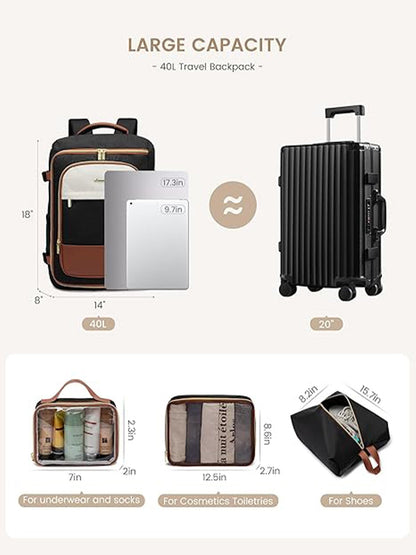 4Pcs Travel Backpack 40L/50L