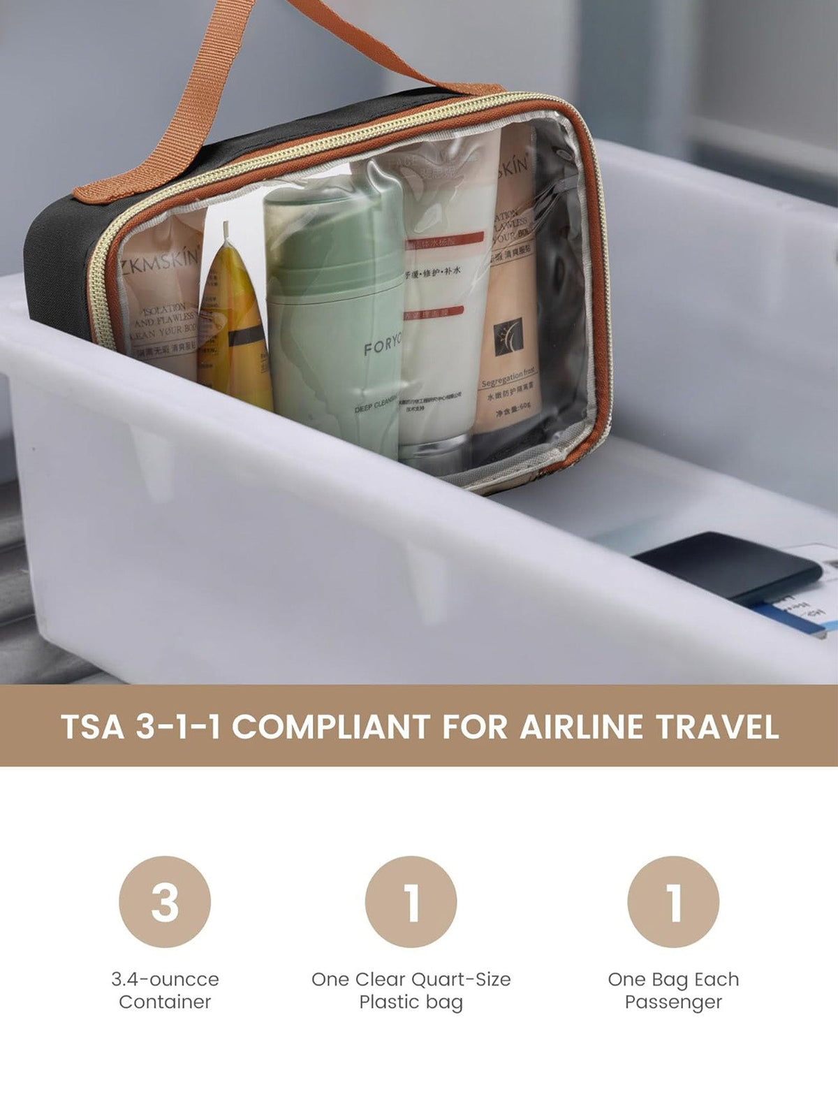 4Pcs Travel Backpack 40L/50L
