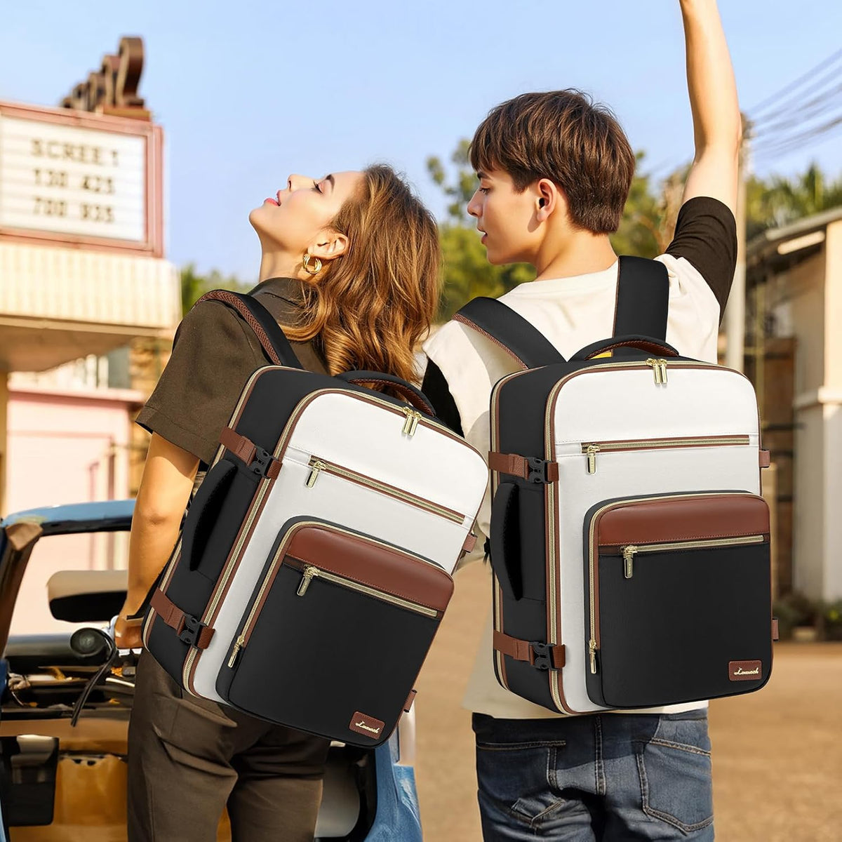 4Pcs Travel Backpack, 40L 50L