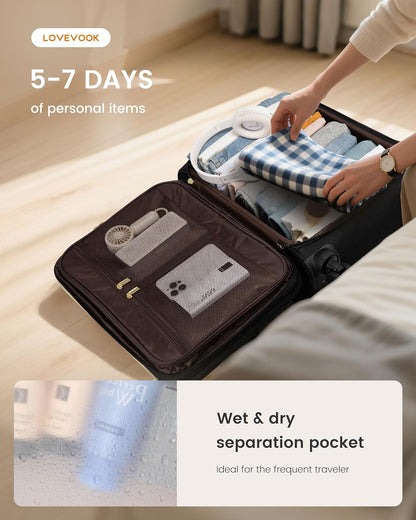 Lightweight Waterproof Suitcases, 20"(Only US)