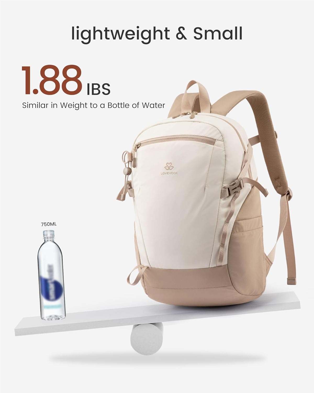 Casual Daypack Backpack, 15.6" 17.3"