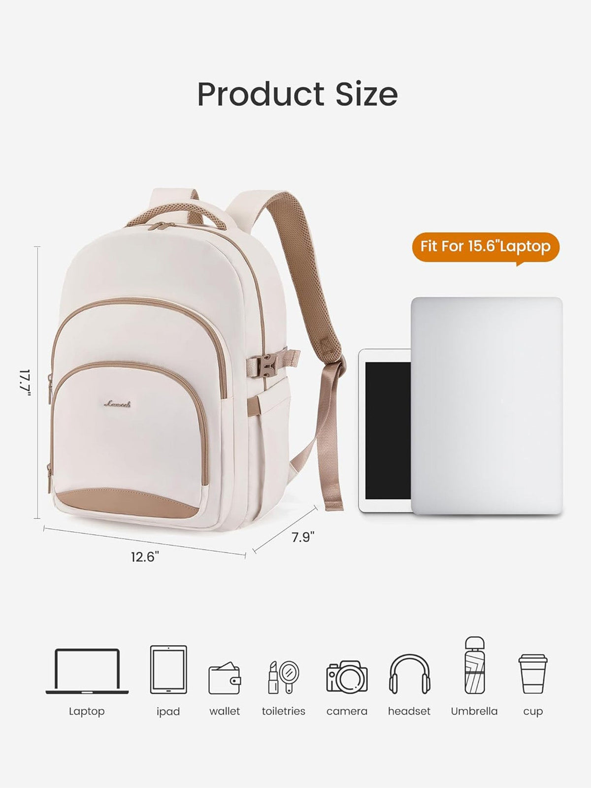 School Laptop Backpack, 15.6" 17.3", 4547