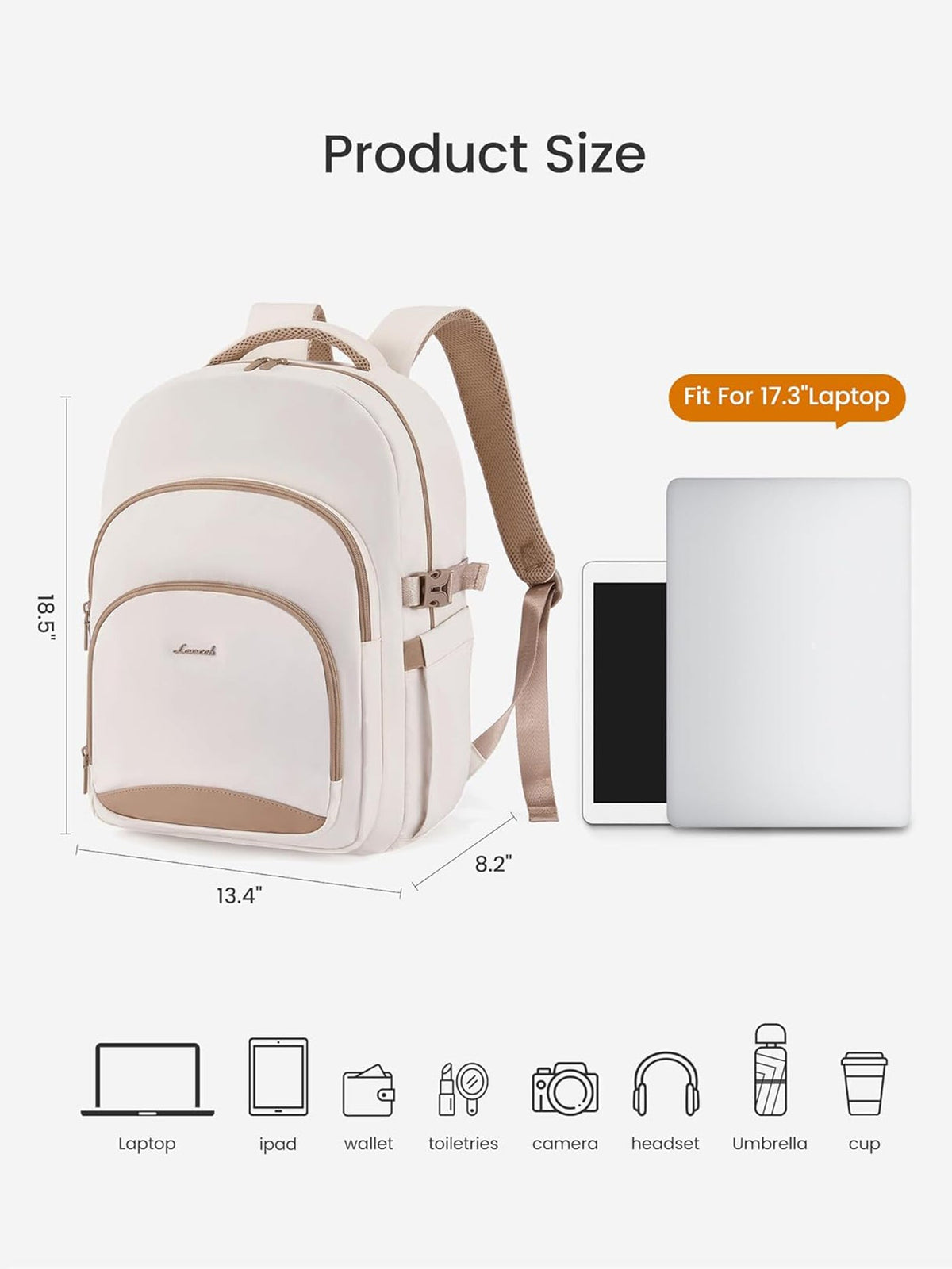 School Laptop Backpack, 15.6" 17.3", 4547