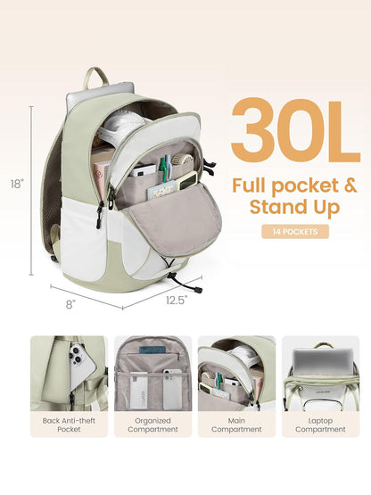Lightweight  Laptop Backpack, 15.6"-18", 4572