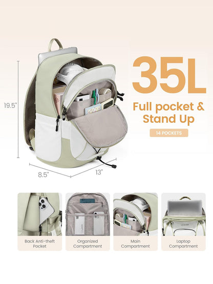 Lightweight  Laptop Backpack, 15.6"-18", 4572