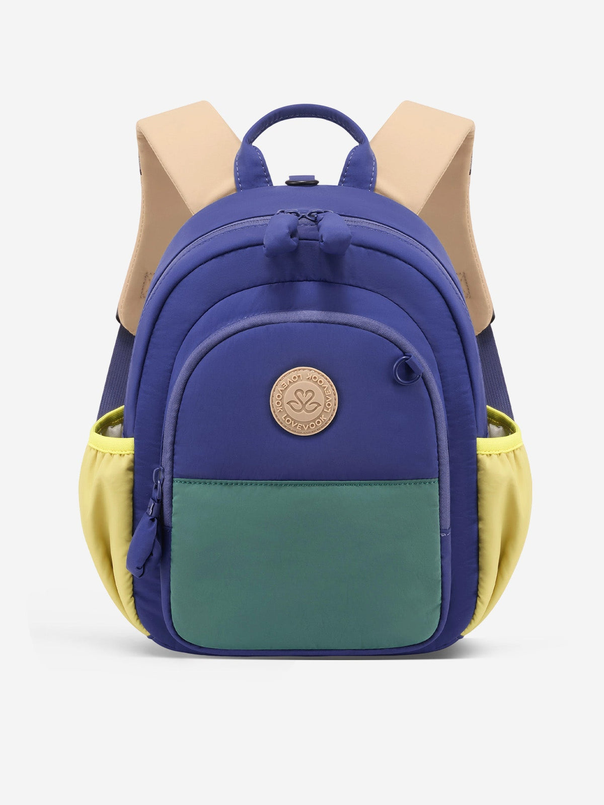 Puffer Kids Backpack, Blue Yellow