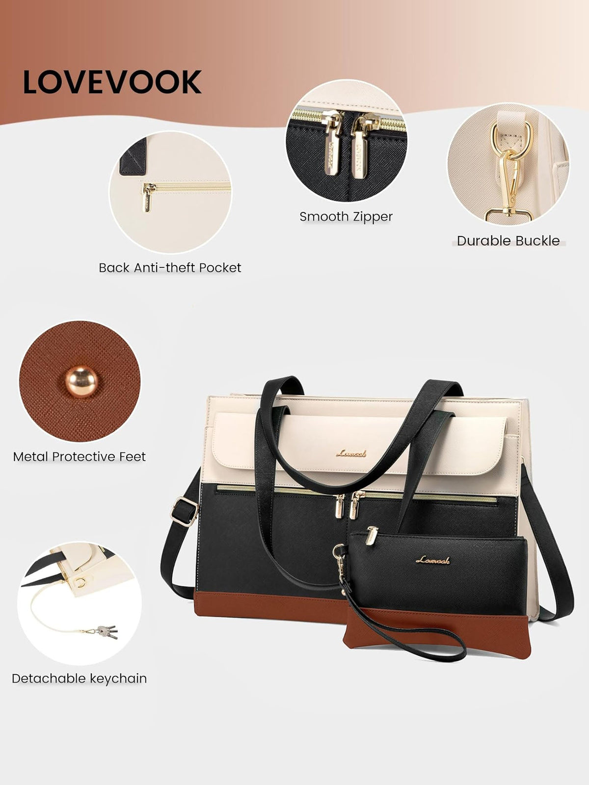 2Pcs Laptop Bag - Urban 3, 15.6"