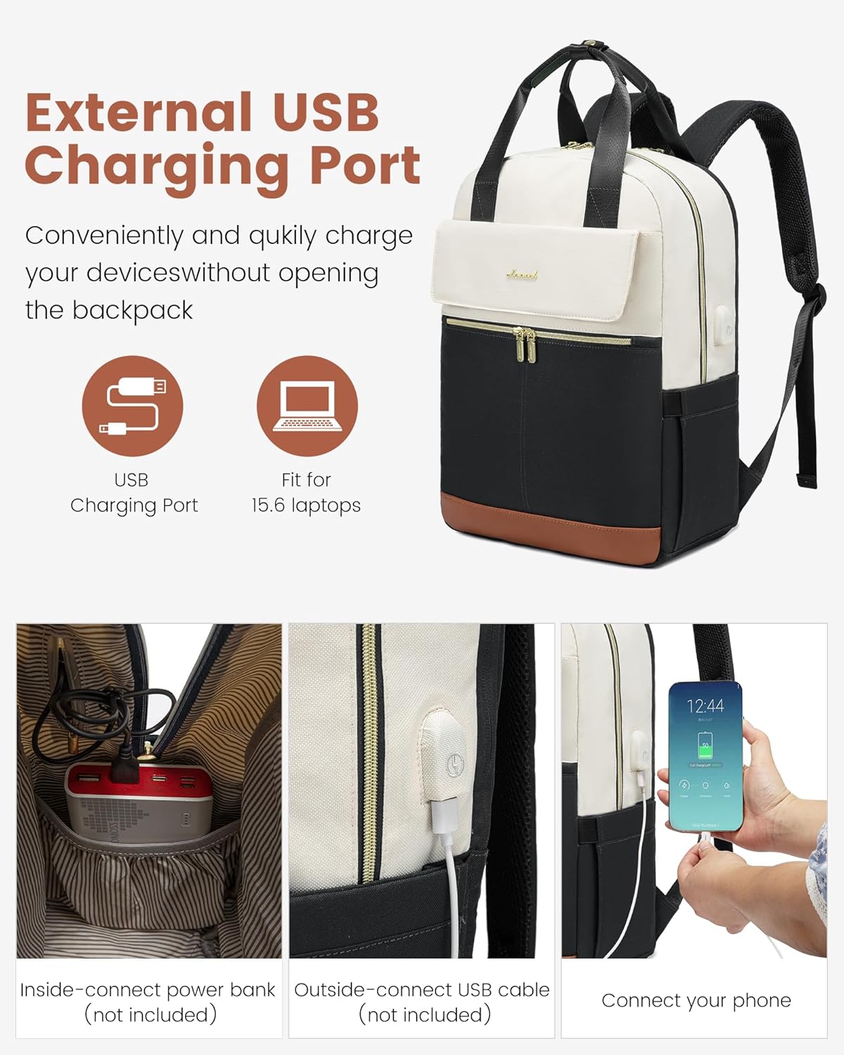 Laptop Backpack with round edge - Urban 3, 15.6"